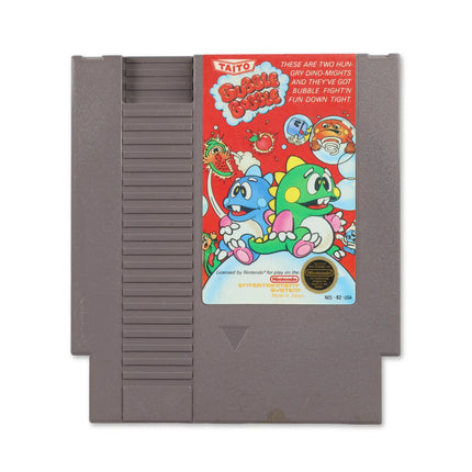 Bubble Bobble for Nitendo NES - Front - Game only