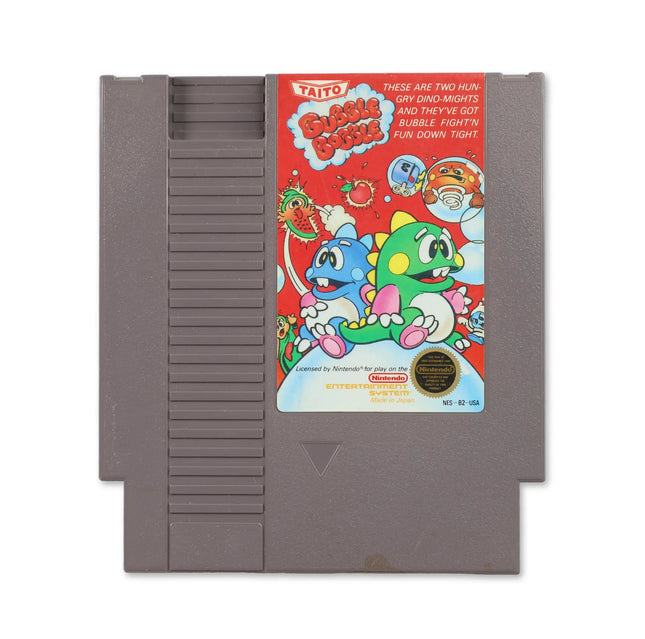 Bubble Bobble for Nitendo NES - Front - Game only