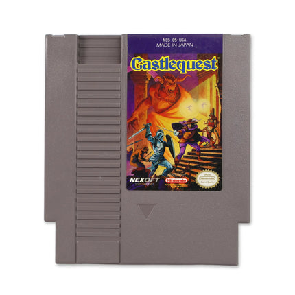 Castlequest for Nitendo NES - Front - Game only
