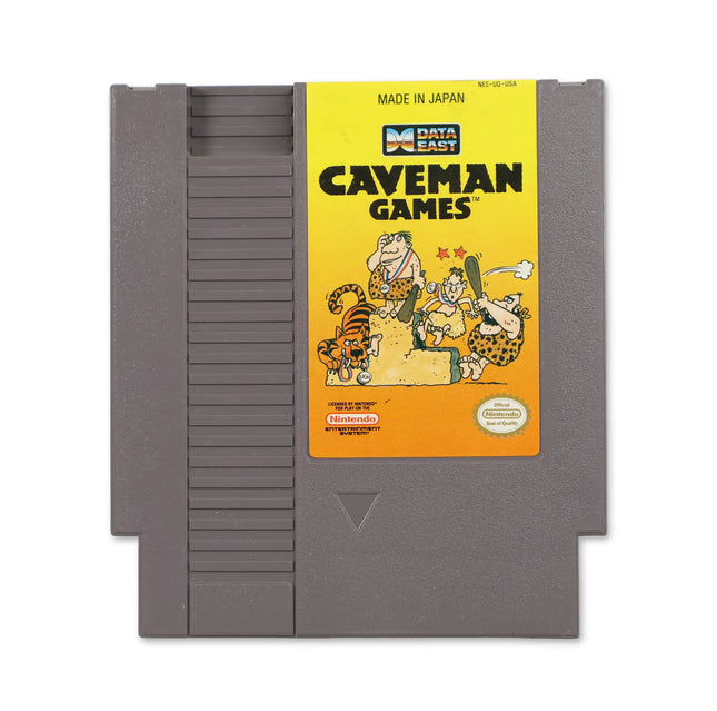 Caveman Games for Nitendo NES - Front - Game only
