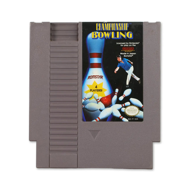 Championship Bowling for Nitendo NES - Front - Game only