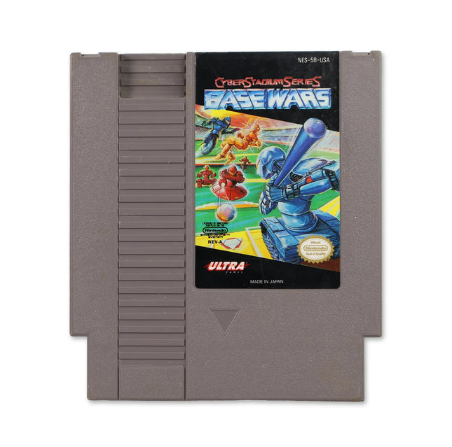 Cyberstadium Series Base Wars for Nitendo NES - Front - Game only