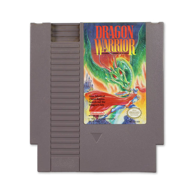 Dragon Warrior for Nitendo NES - Front - Game only