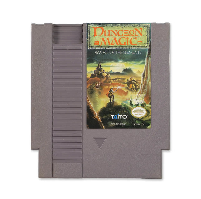 Dungeon Magic for Nitendo NES - Front - Game only