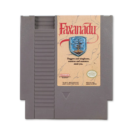 Faxanadu for Nitendo NES - Front - Game only