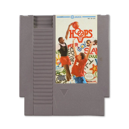 Hoops for Nitendo NES - Front - Game only