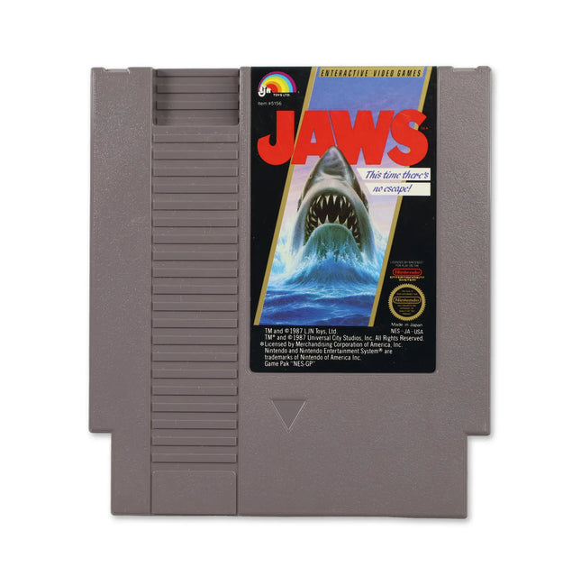 Jaws for Nitendo NES - Front - Game only