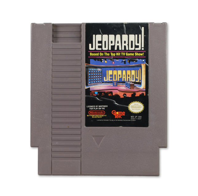Jeopardy for Nitendo NES - Front - Game only