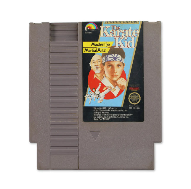 The Karate Kid for Nitendo NES - Front - Game only