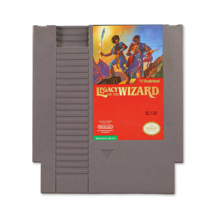 Legacy of the Wizard for Nitendo NES - Front - Game only