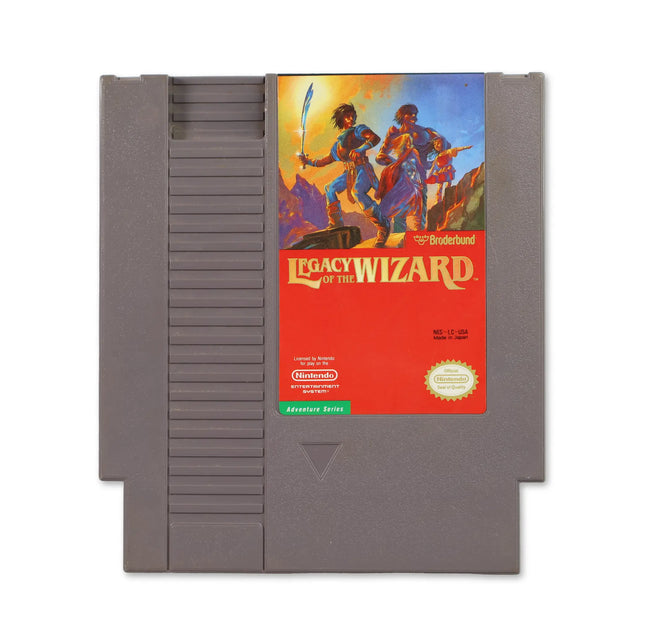 Legacy of the Wizard for Nitendo NES - Front - Game only