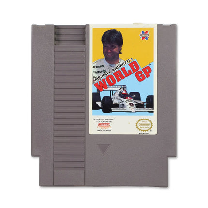 Michael Andretti's World GP for Nitendo NES - Front - Game only