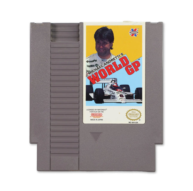 Michael Andretti's World GP for Nitendo NES - Front - Game only