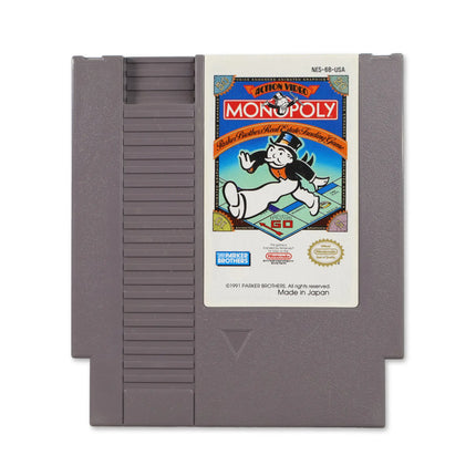Monopoly for Nitendo NES - Front - Game only