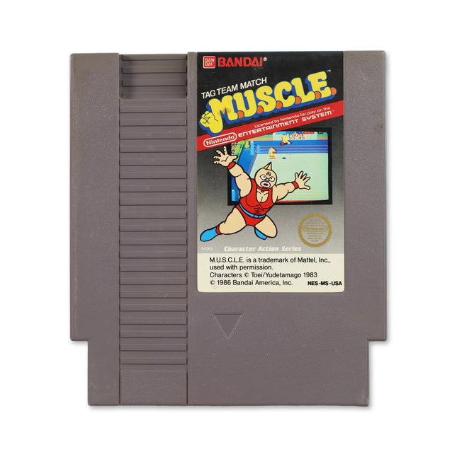 MUSCLE for Nitendo NES - Front - Game only