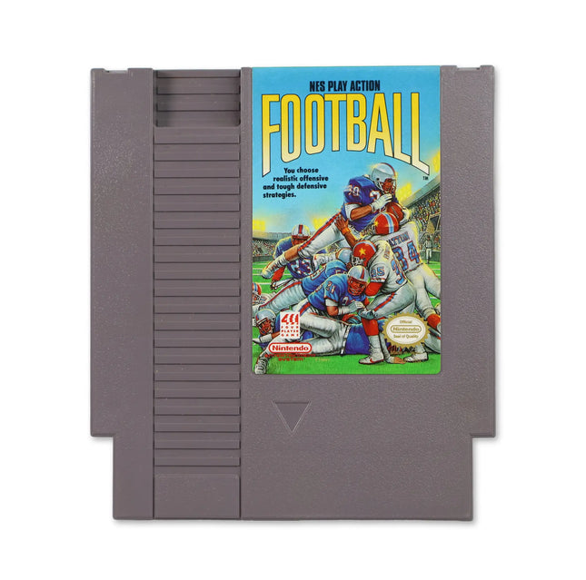 Play Action Football for Nitendo NES - Front - Game only