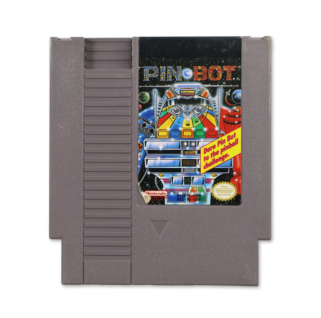 Pin-Bot for Nitendo NES - Front - Game only