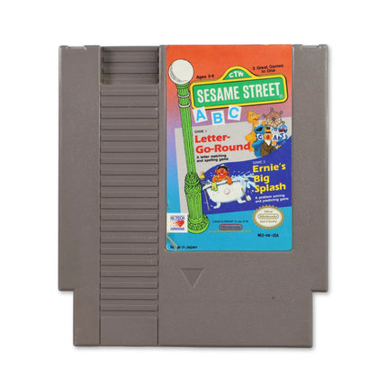 Sesame Street ABC for Nitendo NES - Front - Game only