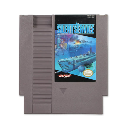 Silent Service for Nitendo NES - Front - Game only