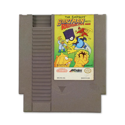 The Simpsons Bartman Meets Radioactive Man for Nitendo NES - Front - Game only