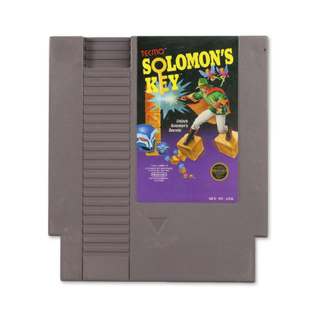 Solomon's Key [5 Screw] for Nitendo NES - Front - Game only