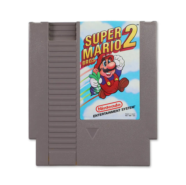 Super Mario Bros 2 for Nitendo NES - Front - Game only