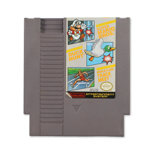 Super Mario Bros Duck Hunt World Class Track Meet for Nitendo NES - Front - Game only