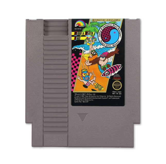 Town & Country Surf Designs: Wood and Water Rage for Nitendo NES - Front - Game only