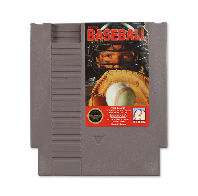 Tecmo Baseball for Nitendo NES - Front - Game only