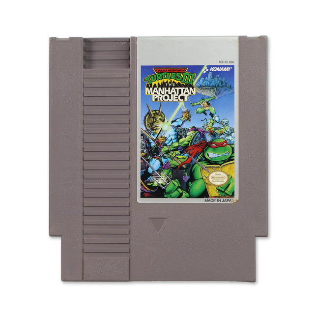 Teenage Mutant Ninja Turtles III The Manhattan Project for Nitendo NES - Front - Game only