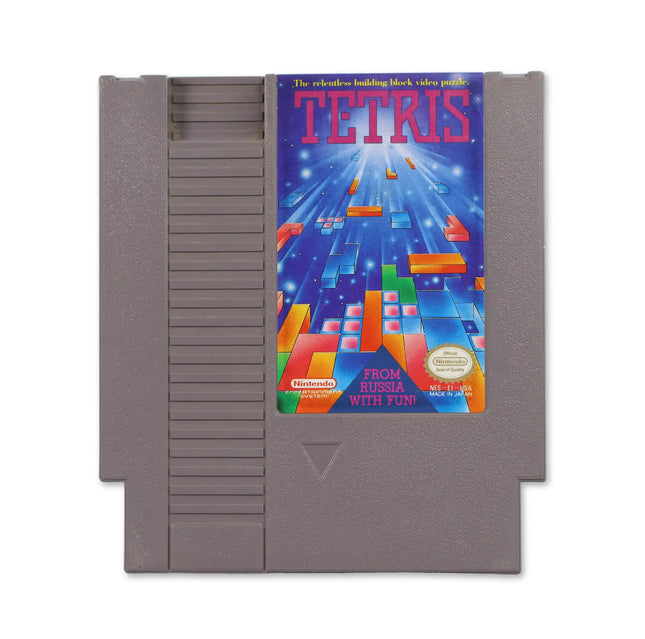 Tetris for Nitendo NES - Front - Game only
