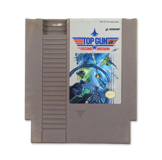 Top Gun The Second Mission for Nitendo NES - Front - Game only