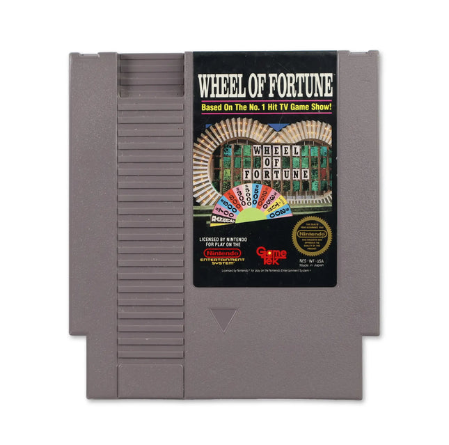 Wheel of Fortune for Nitendo NES - Front - Game only