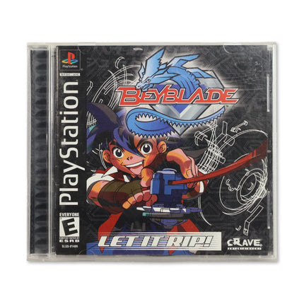 Beyblade Let It Rip for Sony PlayStation - Case front cover - Complete in box or case and game.