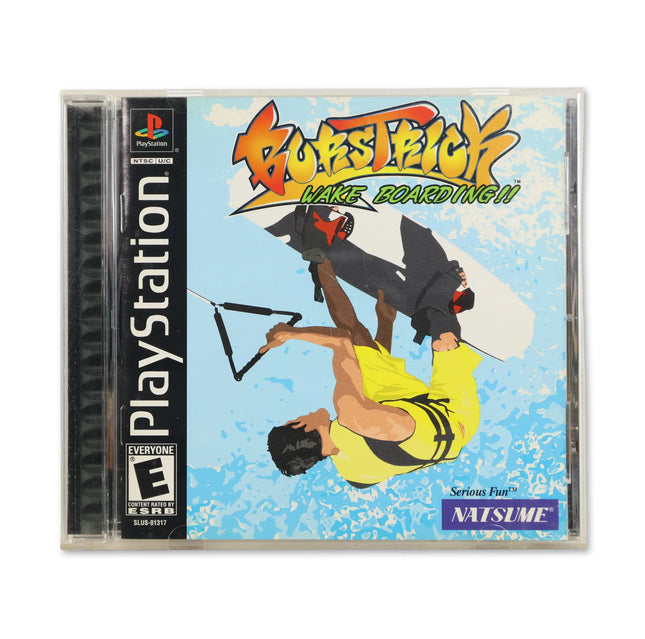 BursTrick Wakeboarding for Sony PlayStation - Case front cover - Complete in box or case and game.
