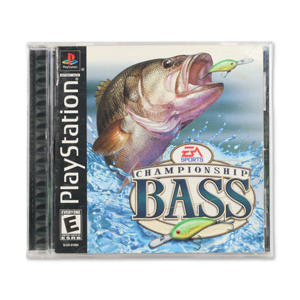 Bass Championship for Sony PlayStation - Case front cover - Complete in box or case and game.