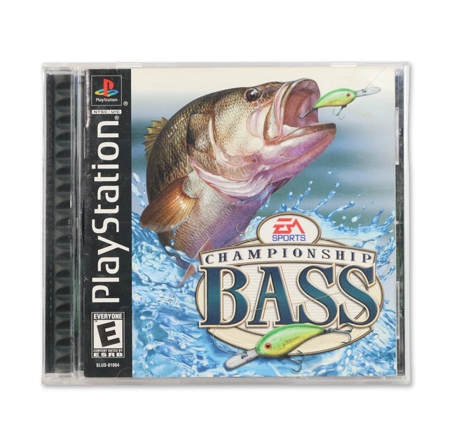 Bass Championship for Sony PlayStation - Case front cover - Complete in box or case and game.