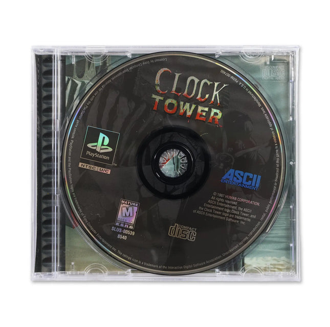 Clock Tower for Sony PlayStation - Case front cover - Complete in box or case and game.
