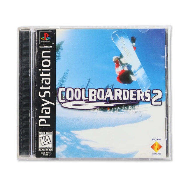 Cool Boarders 2 for Sony PlayStation - Case front cover - Complete in box or case and game.