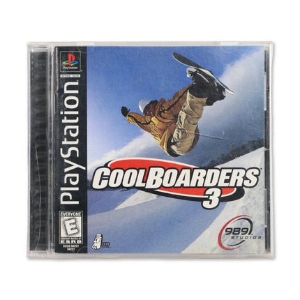 Cool Boarders 3 for Sony PlayStation - Case front cover - Complete in box or case and game.