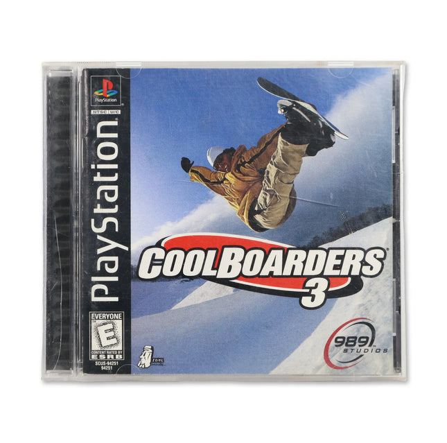 Cool Boarders 3 for Sony PlayStation - Case front cover - Complete in box or case and game.