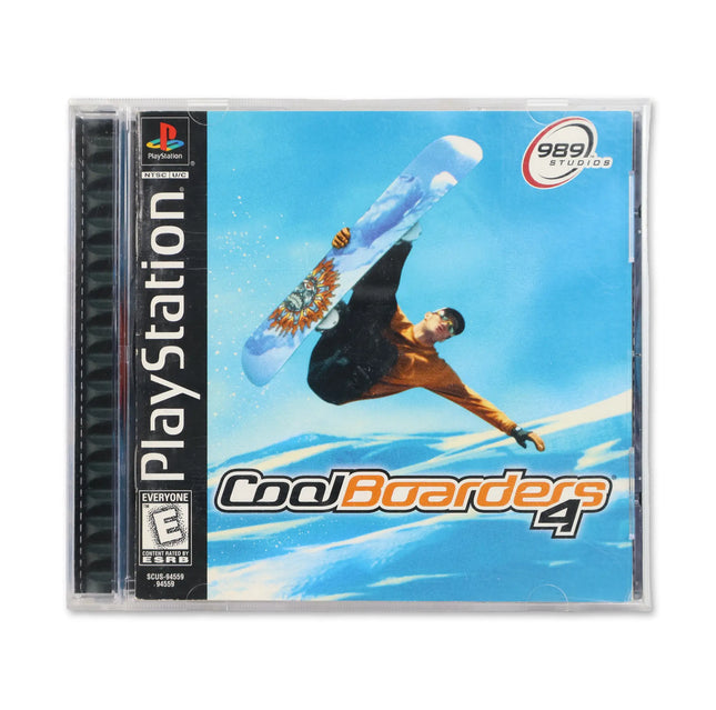 Cool Boarders 4 for Sony PlayStation - Case front cover - Complete in box or case and game.