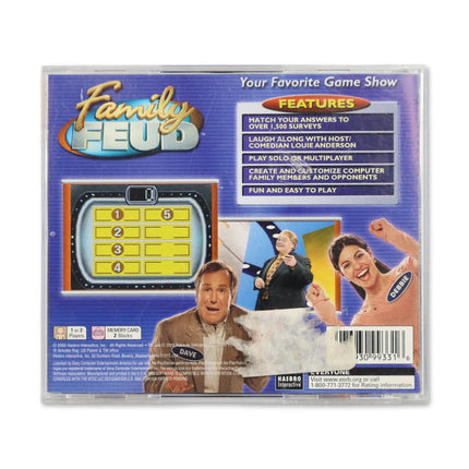 Family Feud for Sony PlayStation - Case back cover - Product gallery.