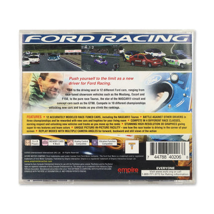 Ford Racing for Sony PlayStation - Case back cover - Product gallery.