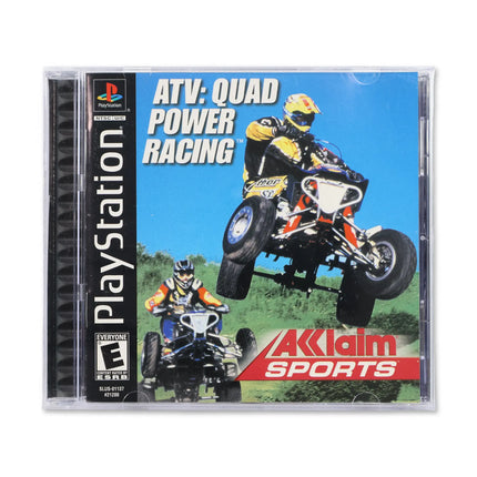 ATV Quad Power Racing for Sony PlayStation - Case front cover - Complete in box or case and game.