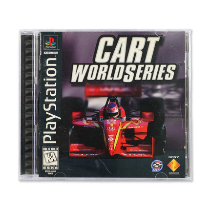 CART World Series for Sony PlayStation - Case front cover - Complete in box or case and game.