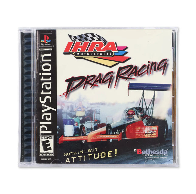 IHRA Drag Racing for Sony PlayStation - Case front cover - Complete in box or case and game.