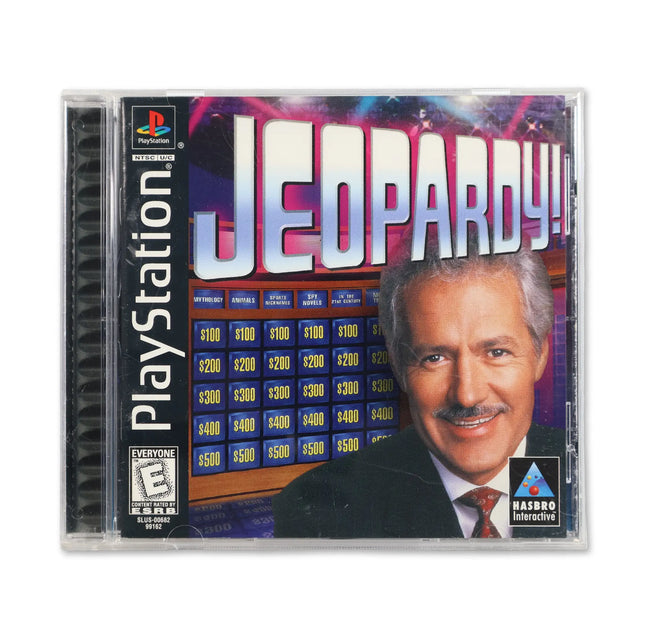 Jeopardy for Sony PlayStation - Case front cover - Complete in box or case and game.
