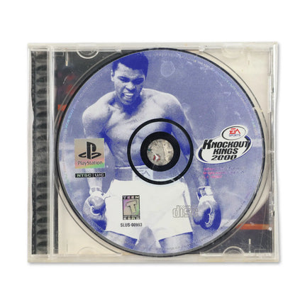 Knockout Kings 2000 for Sony PlayStation - Case front cover - Complete in box or case and game.