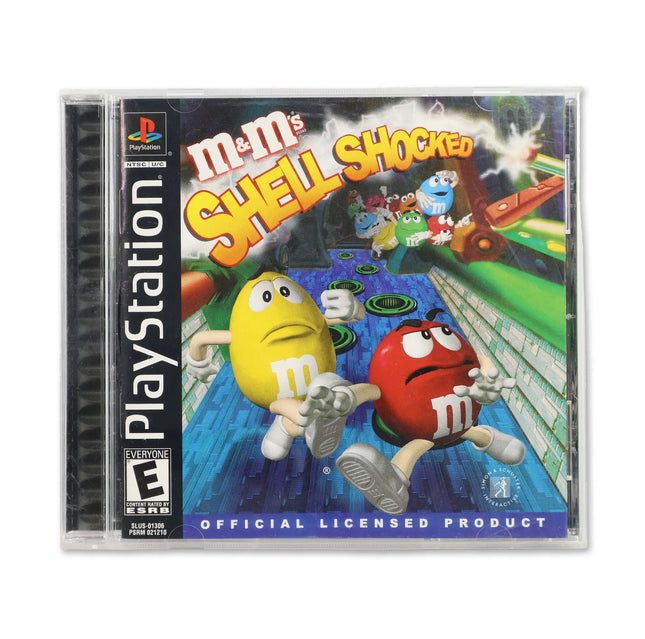 M&M's Shell Shocked for Sony PlayStation - Case front cover - Complete in box or case and game.
